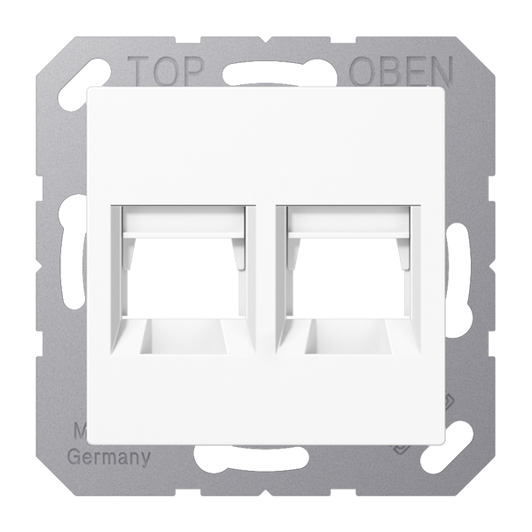 Centre plate for MJ f. 2 sockets A1569-2ATWW image 1