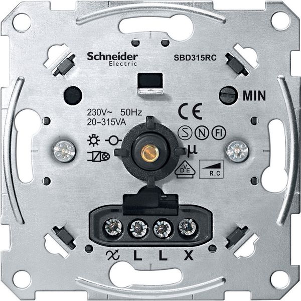 Rotary dimmer insert for capacitive load, 20-315 W image 1