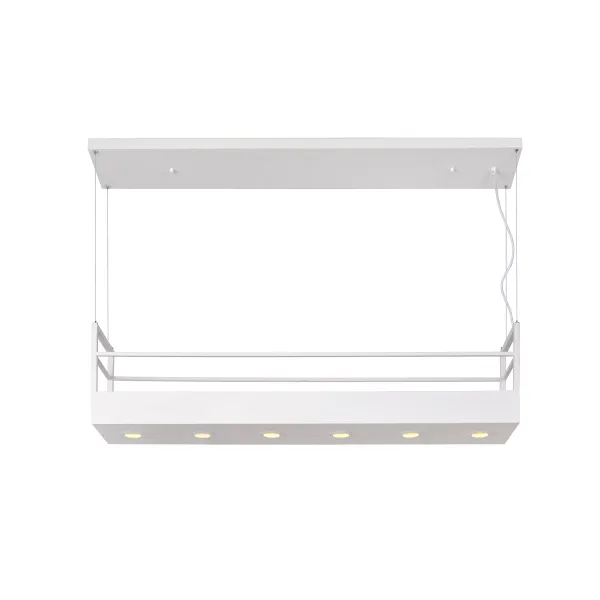 Lucide MIRAVELLE - Pendant light - 6xGU10 - White image 1