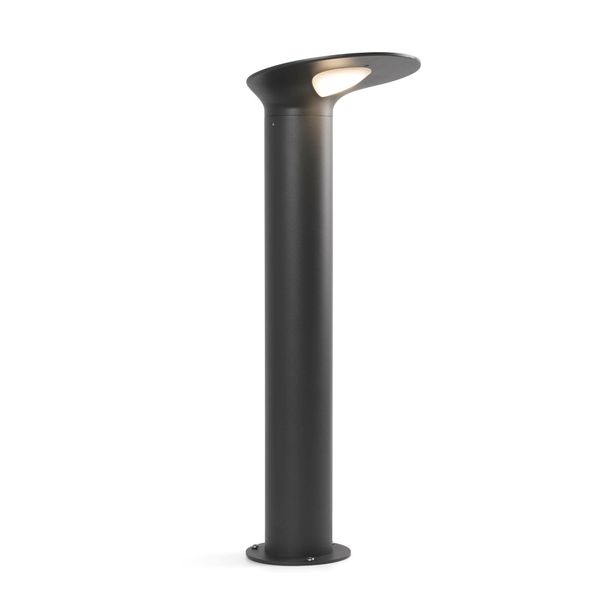 LOTUS DARK GREY POLE LAMP H650 18W 3000K image 1