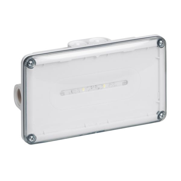 8W FLOURESCENT ANTIPANIC EL UNIT ECO1 PLASTIC IP66 IK08 SATI AUTODIAG image 1