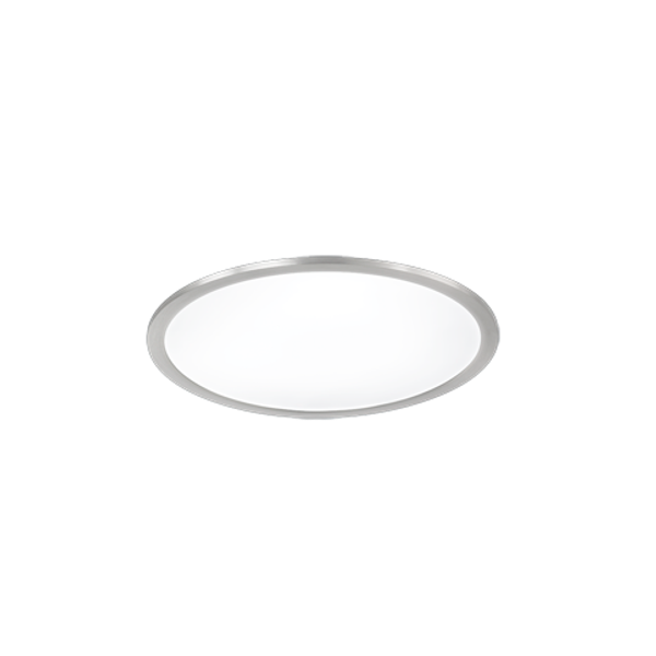 Phoenix LED ceiling lamp 45 cm brushed steel image 1