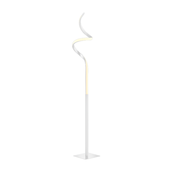 Course LED floor lamp matt white image 1