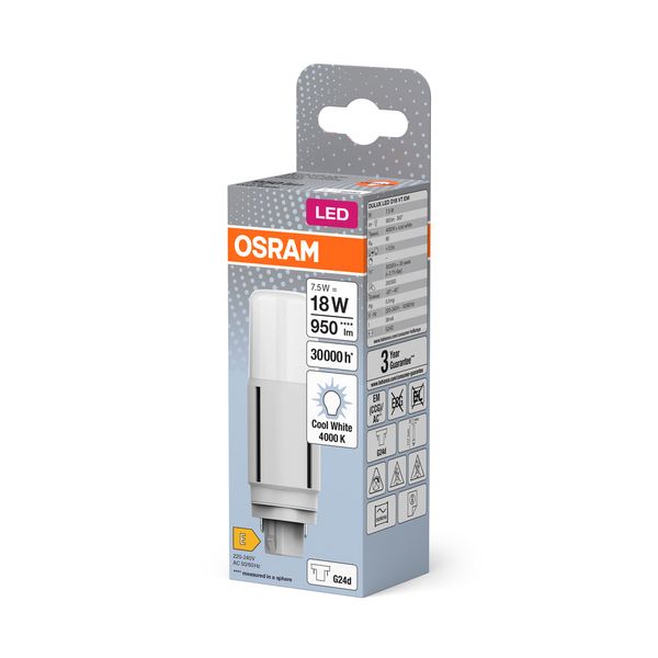 OSRAM DULUX LED D VT EM & AC MAINS 7.5W 840 G24D image 10