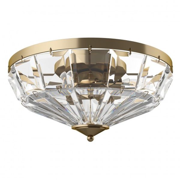 Neoclassic Facet Ceiling Lamp Gold image 2