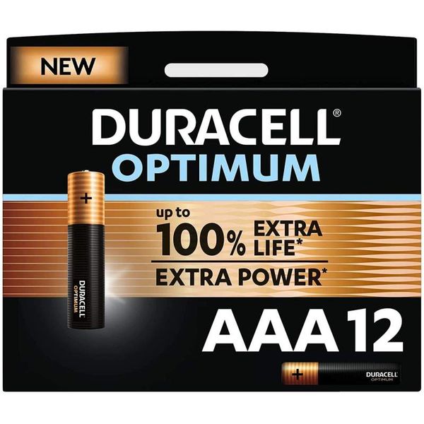 DURACELL Optimum MN2400 AAA BL12 image 1