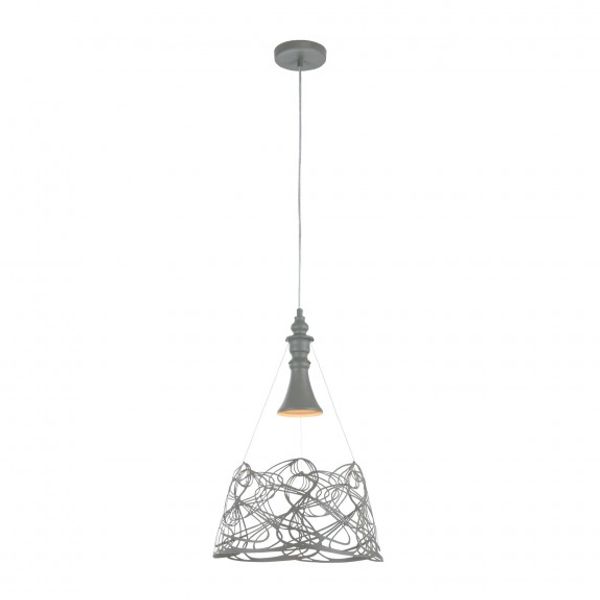 Pendant Elva Pendant Lamp Grey image 1