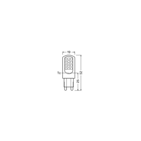 LED PIN G9 4.2W 827 Clear G9 image 6