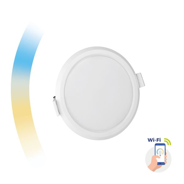 ALGINE 6W CCT+DIM WI-FI SPECTRUM SMART ROUND, RECESSED image 14