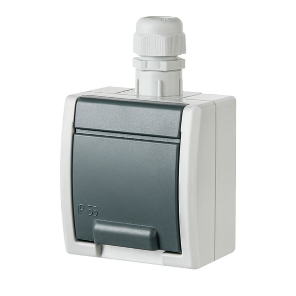 AQUANT SOCKET 2P+Z SCHUKO image 1