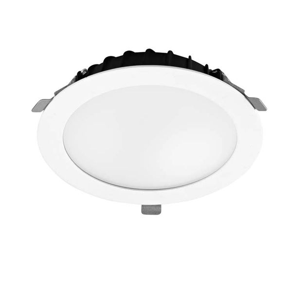 Downlight Vol Emeregency  ø205 mm 16.8W LED neutral-white 4000K CRI 80 81.3º ON-OFF White IP54 1989lm image 1