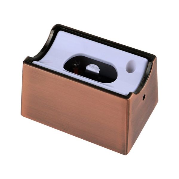 Lamp holder S14d metal housing red bronze image 1