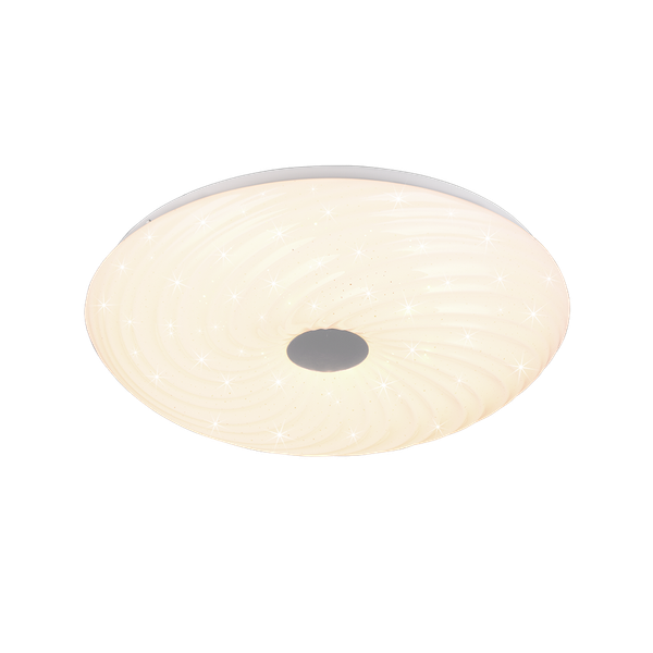 Gravity LED ceiling lamp 37,5 cm white/chrome image 1