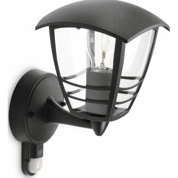 Creek wall lantern black 1x60W 230V image 1