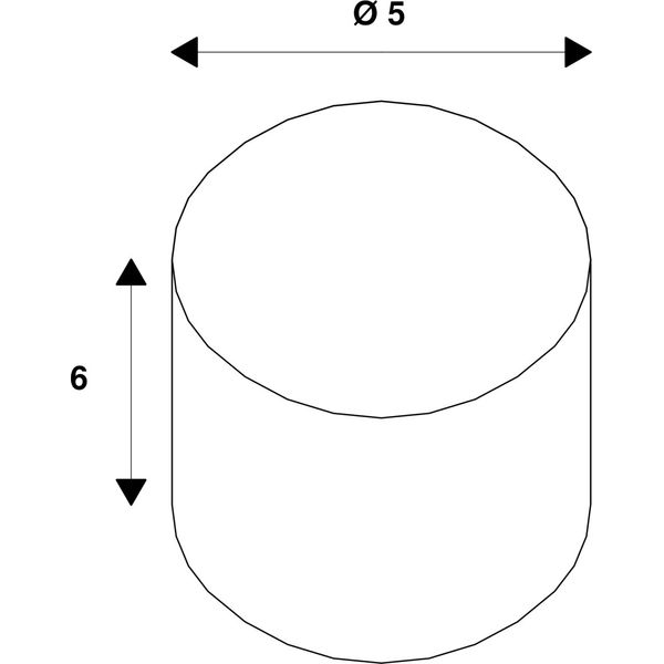 Deflector for low-voltage cable system, chrome, 2 pieces image 2