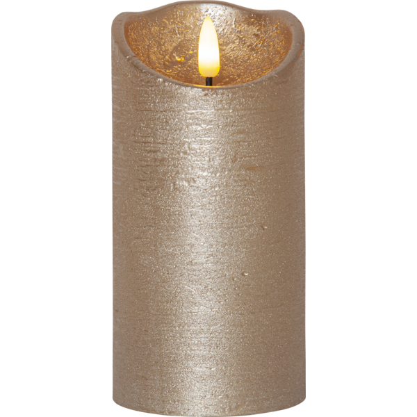 LED Pillar Candle Flamme Rustic image 2