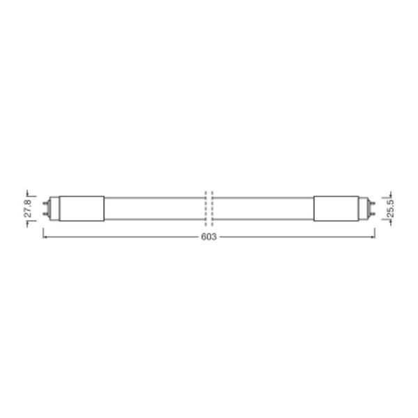 LED TUBE T8 UNIVERSAL 600 mm 8W 840 image 12