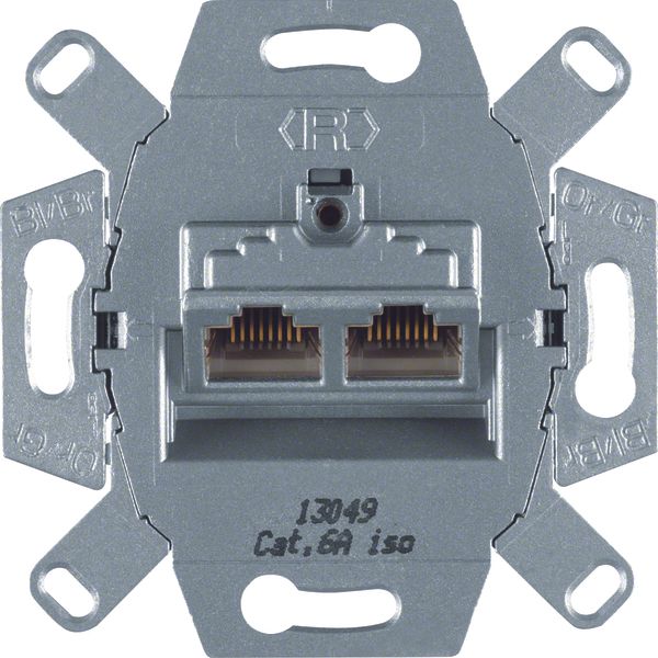 FCC soc. out. 8/8pole shielded, cat.6 iso, com-tech image 1