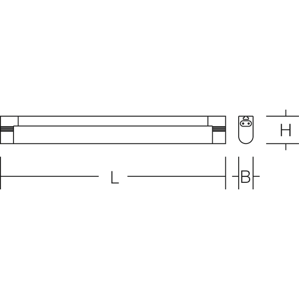 STRIP-LIGHT, 7 W, 720 lm, 830, 840, white, on/off Ceiling and wall lum image 3