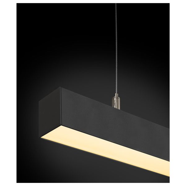 Q-LINE DALI SINGLE LED, pendant, dimmable, 1500mm, black image 5