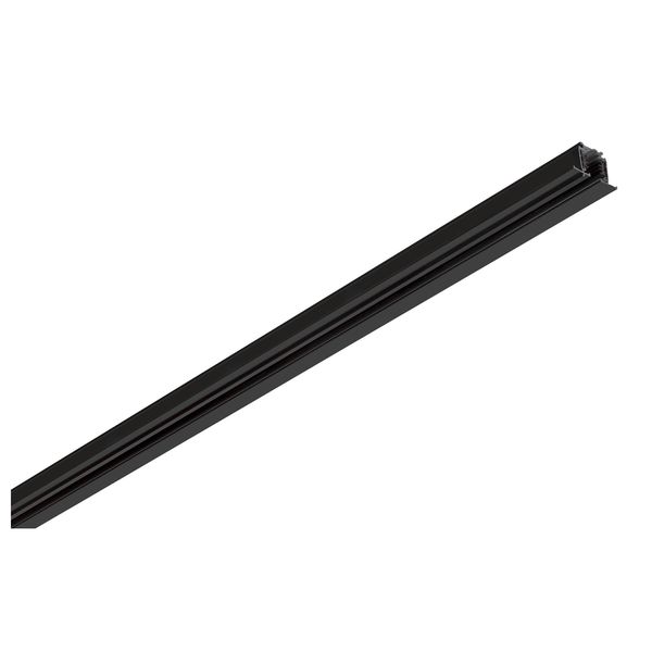 S-TRACK 3-phase mounting track, high-voltage track, 2m, black, DALI image 1