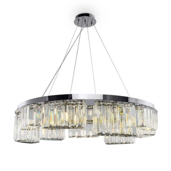 Modern Colline Pendant Lamp Chrome image 2