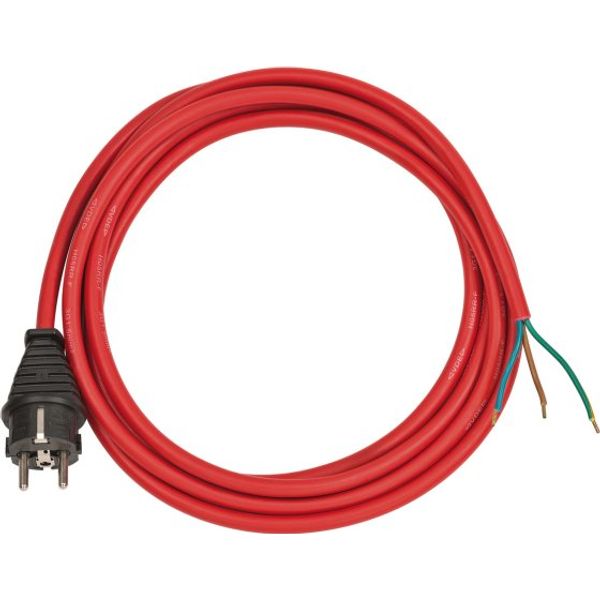 Connecting cable IP44 3m red H05RR-F 3G1,5 image 1