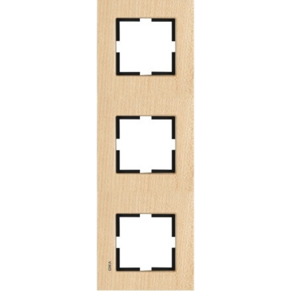 Novella Accessory Wooden - White birch Three Gang Frame image 1