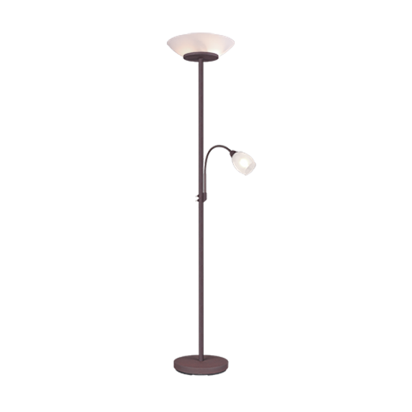 Gerry floor lamp E27+E14 rustic image 1