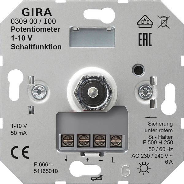 potentiom. ctrl.input 1 - 10 V swit.fct Insert image 1