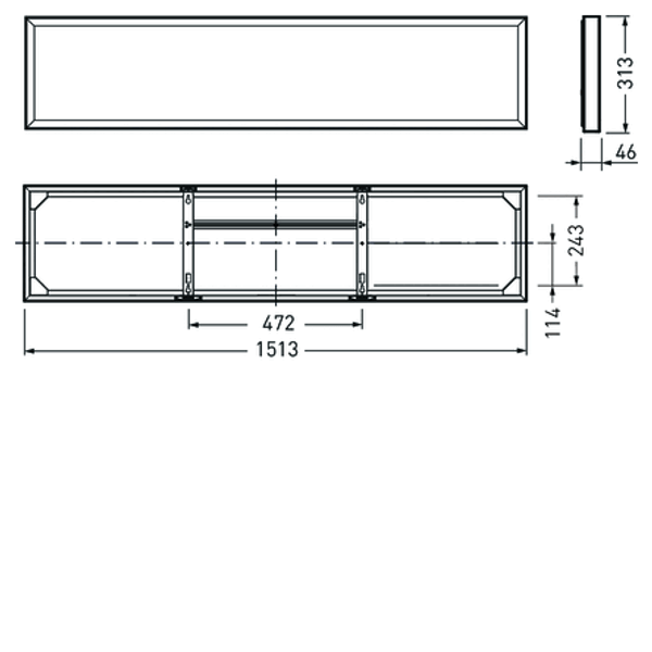 Surface-mounted luminaire Siella D MultiLumen 2 Prisms White ET 50W 6000lm Wide reduced glare UGR19 (W19) IK02 3 SDCM 8157940 image 2