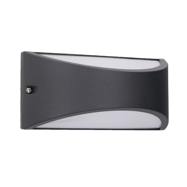 Wall fixture IP54 Kapa LED 8.7W 3000K Urban grey 444lm image 1