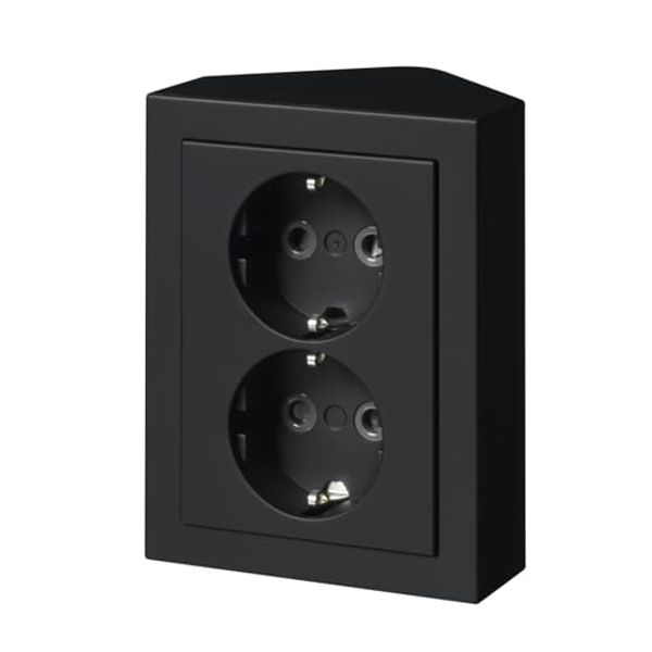 402EE-885 Socket outlet Black - Impressivo image 1