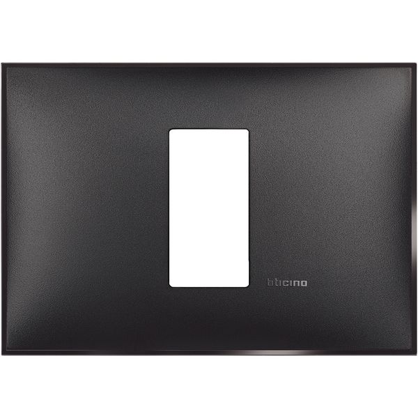 CLASSIA - COVER PLATE 1P CEN. BLACK SATIN image 1