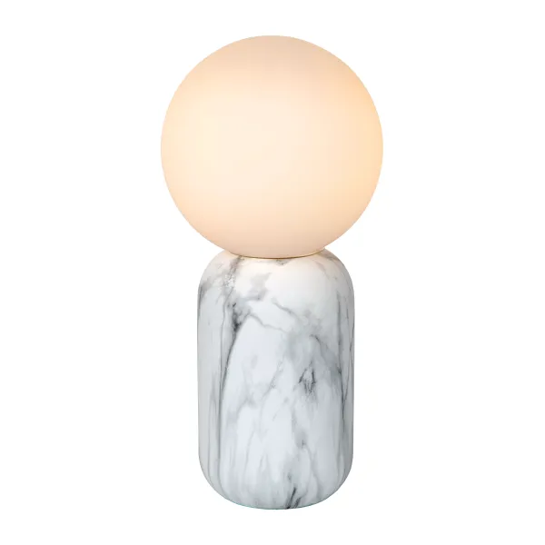 Lucide MARBOL - Table lamp - Ø 15 cm - 1xE27 - White image 1