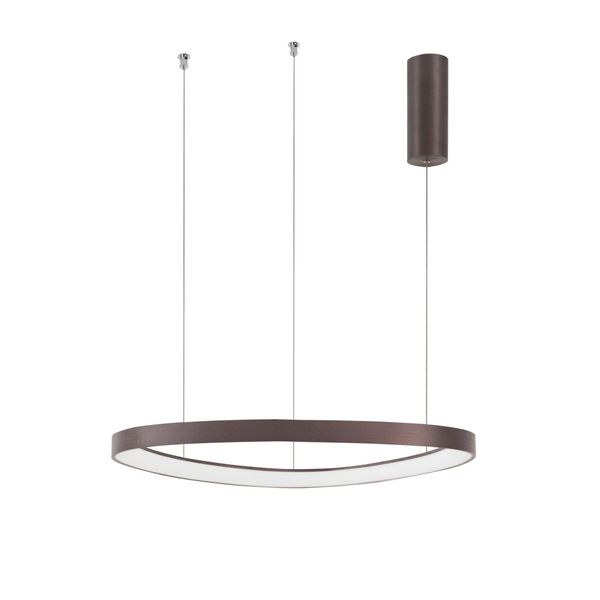 Triac Dimmable Coffee Brown Aluminium  &Acrylic  LED 47 Watt 230 Volt   3340Lm 3000K IP20  D: 65 H: 150 cm Adjustable Height image 1