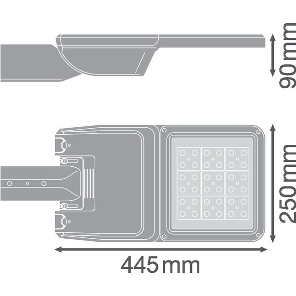 STREETLIGHT FLEX SMALL RV25ST P 36W 740 WAL image 7