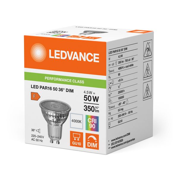 LED PAR16 DIM P 4.5W 940 GU10 image 6