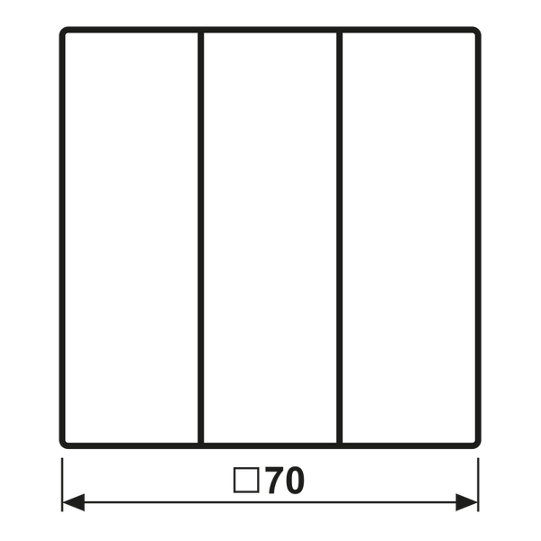 Rocker for 3-gang switch AL993D image 3