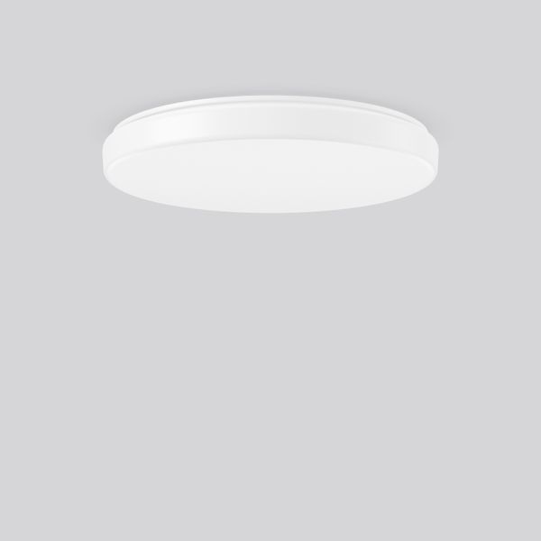 Flat Polymero Kreis Slim, 29 W, 3100 lm, 830, white, Phase-cut Ceiling image 1