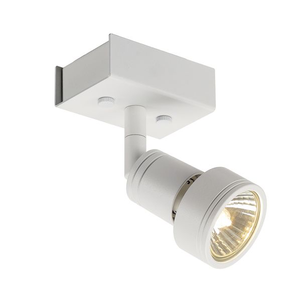 PURI 1 ceiling light, matt white, GU10, max. 50W image 2