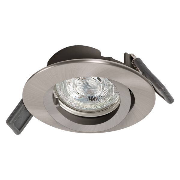 LED SPOT RECESS TWISTLOCK GU10 Incl. Osram LED 4.3W GU10 Brushed Nicke image 5