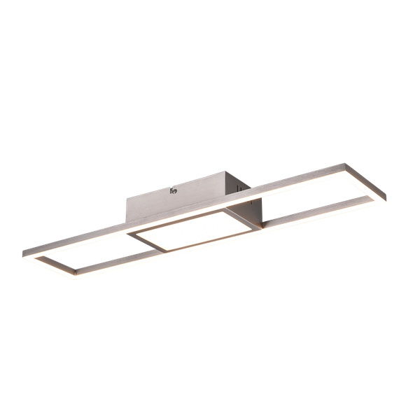 Rigido LED ceiling lamp brushed steel image 1