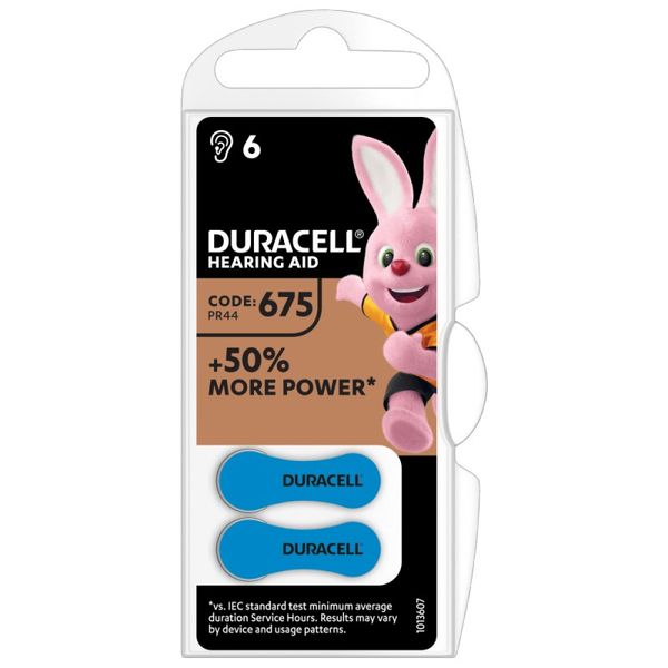 DURACELL Easytab DA 675 BL6 image 1