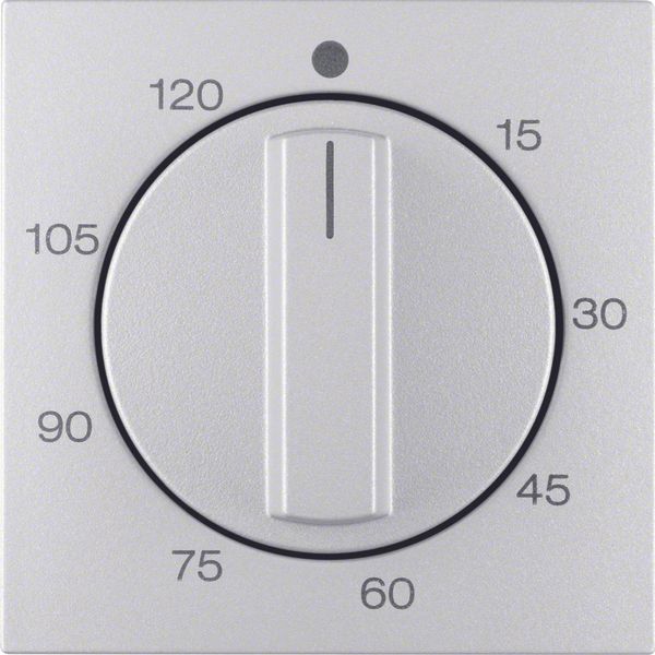 Centre plate for mechanical timer, B.7, al., matt, lacq. image 1