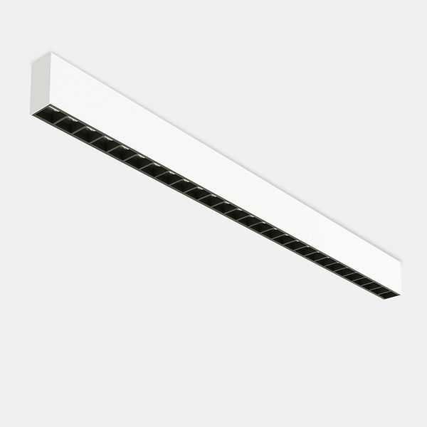 Lineal lighting system Infinite Pro 1136mm Surface Hexa-Cell 17.08W LED warm-white 3000K CRI 80 ON-OFF Grey IP40 790lm image 1