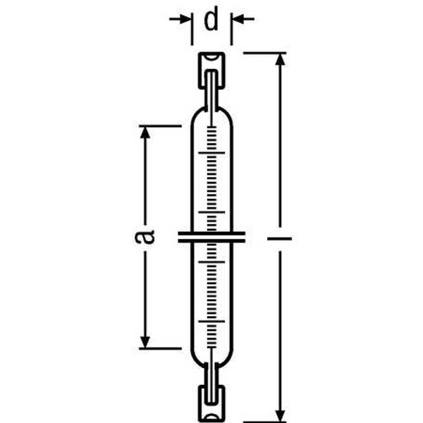 ITT CL 200W 235V-0170 R7S 12X1     OSRAM image 1