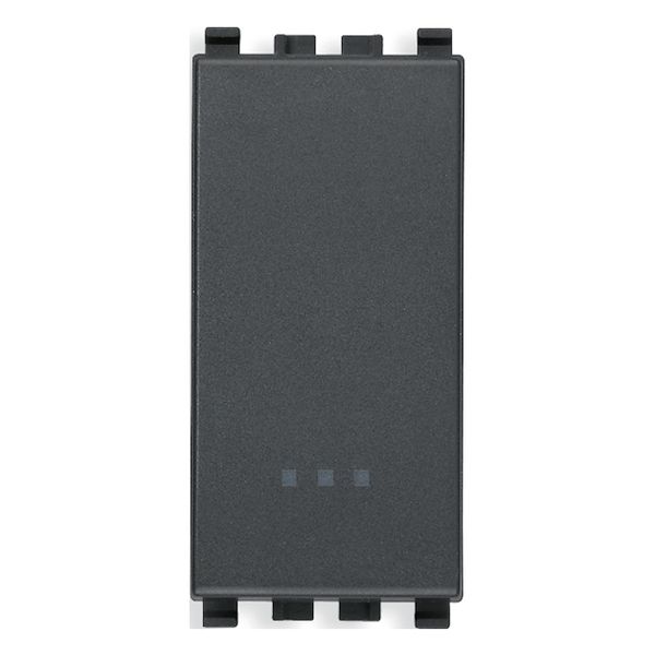 1P 10AX 1-way switch screwless grey image 1