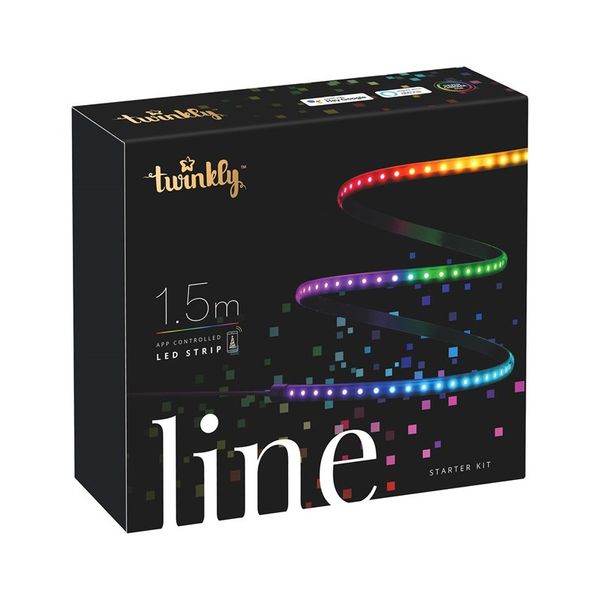 100L RGB light Line, 1,5 meter long starter, Black, BT+WiFi, Gen II, IP20, Plug C image 1