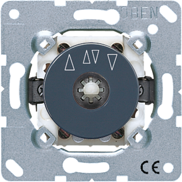 Rotary blind switch insert 1-pole 1234.10 image 1